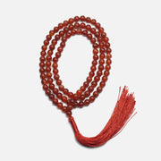 Red Carnelian Japamala: Creativity Love Rocks